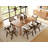 Meridian Solid Wood Dining Table-1056243018-1056243019