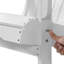 Chaise Adirondack pliante en plastique Henninger-163537791