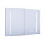 Pharmacie rectangulaire en aluminium 32 "avec miroir
