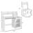 Desk And Chair Set With Storage-1309295101