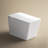 Square Smart Toilet With Built-In Tank For Modern Bathroom, Remote Control, Tankless Bidet Toilet With Foot Touching Lid Opening, Auto Flush, Heated Seat, LED Digital Display, User Memory-114881500-114881499
