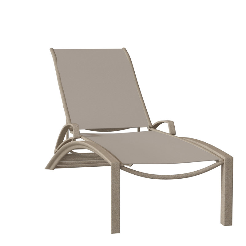 South Beach Outdoor Chaise Lounge, Cape Cove, Graphite