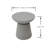 Elementi Home Kylix 20" Round Concrete Side Table for Indoor and Outdoor Use-88957639