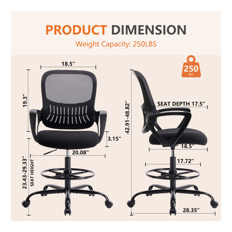 Chaise de bureau ergonomique