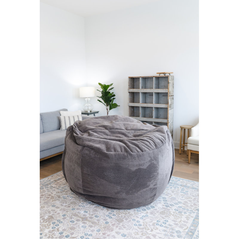 Large Haven Luxury Foam Sack in Sand, Gray