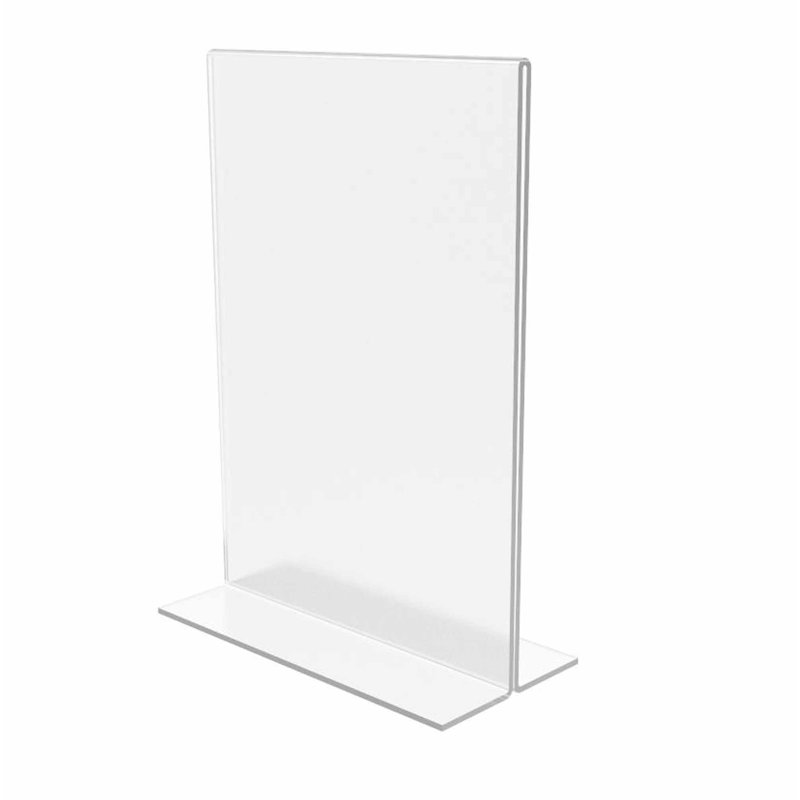 Porte-documents transparent 5,5 x 8,5 po, H 7 po x l 5 po x P 2,5 po