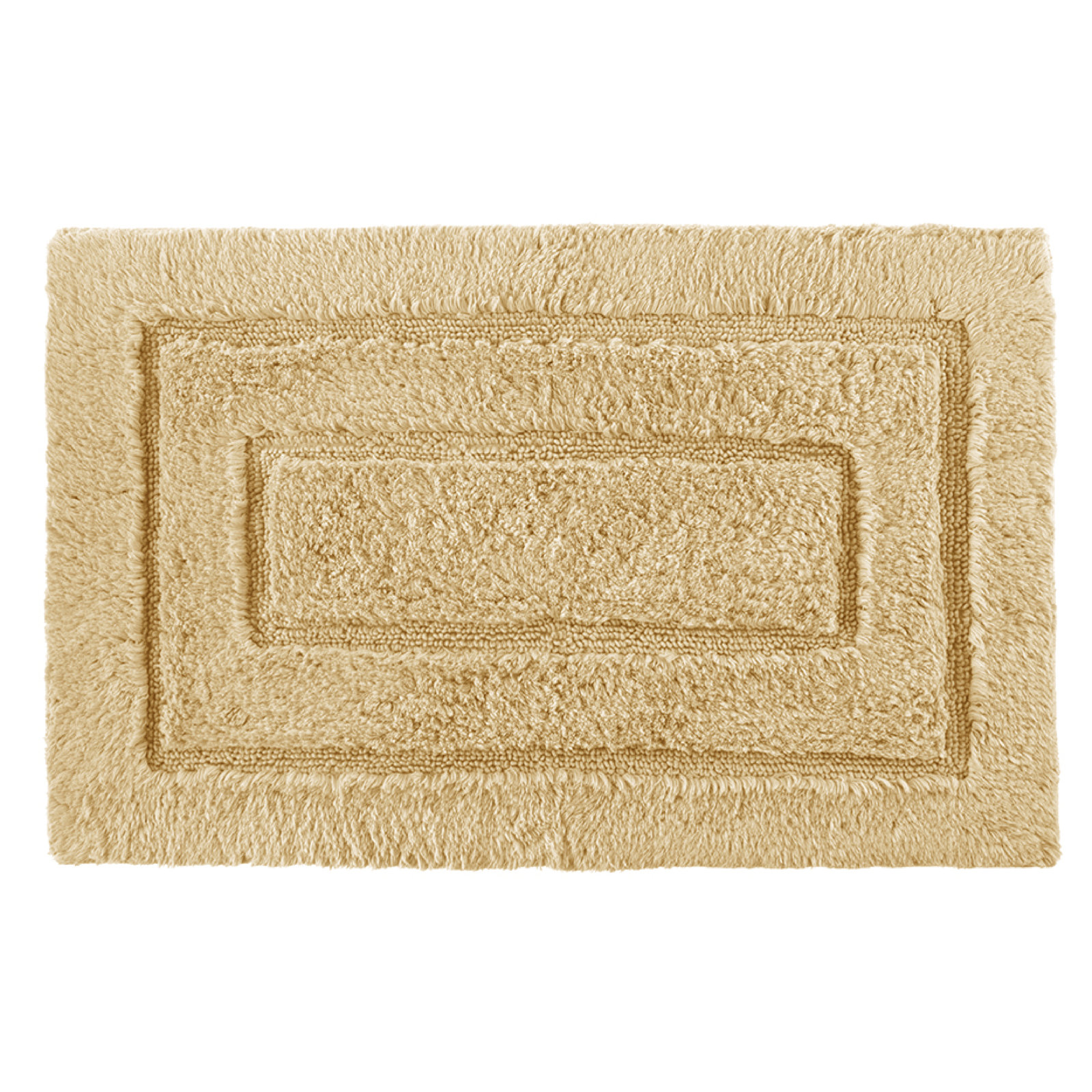 Apolonia Cotton Non-Slip Bath Rug, 24" H x 40" W, Gold
