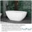 x Freestanding Soaking Plastic / Acrylic Bathtub