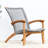 Watkins 2 - Person Teak Adirondack Outdoor Seating Group-131934665-131934668