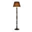 Noir + tissu brun noyer + bois massif + lampes sur pied sans fer-609658823