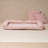 Convertible Fold-Out Double Sofa Bed,Pink