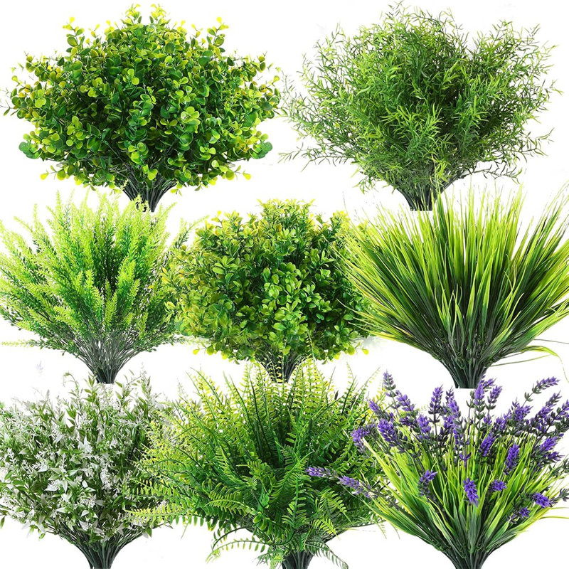 64 paquets de plantes artificielles artificielles artificielles
