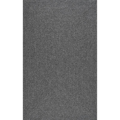 Edie Casual Braided Gray/White Indoor/Outdoor Rug