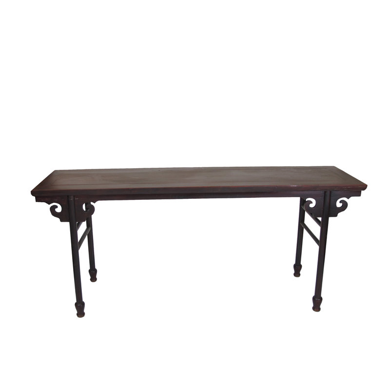 Qing 74.5'' Solid Wood Console Table