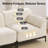 Chenille U-Shaped Modular Sofa with Ottoman for Living Room-30419009