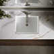 Verticyl Rectangular Undermount Bathroom Sink with Overflow