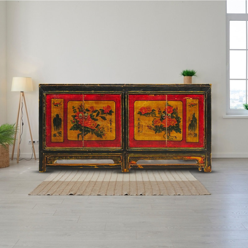 63.4 in. W Solid Wood Sideboard