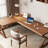 Light-walnut L-Shaped Solid Wood desk-1386428545-1386428550