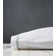 Enzo Pillow Case in White/Lake