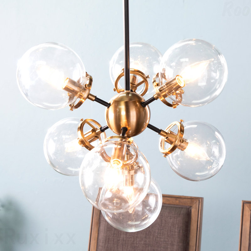 Contemporary 7-Light Pendant Lamp