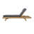 Acacia Wood In light brown With Water-Resistant Lounge Cushions (3-Fold & 4 Inch)-83254829