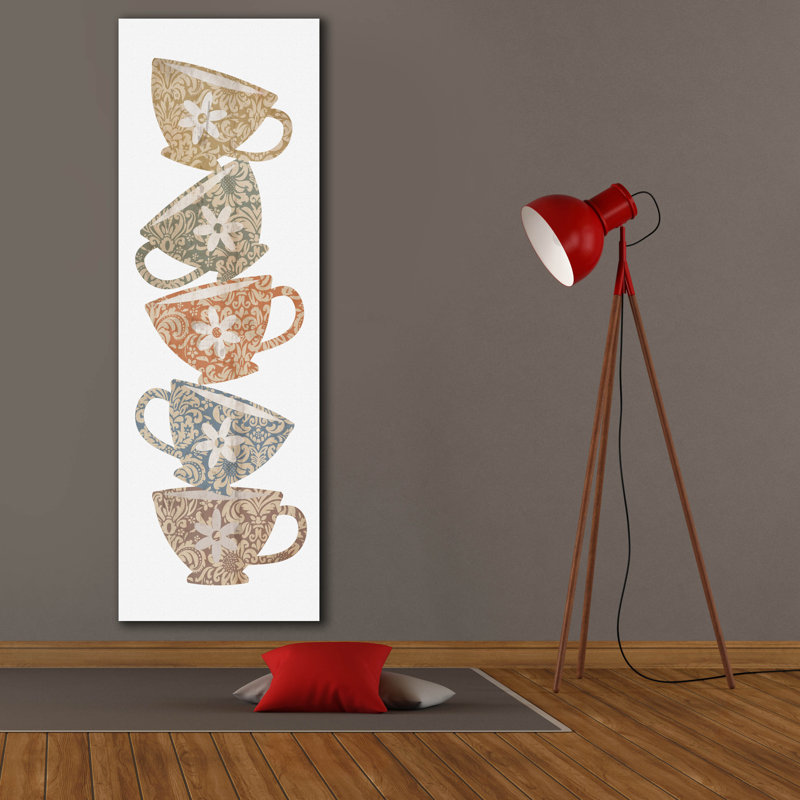 «Coffee 2» par Erin Clark, art mural sur toile, 20 po x 60 po