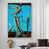 White Floater Framed