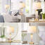 Lampe de table USB en métal Marietha