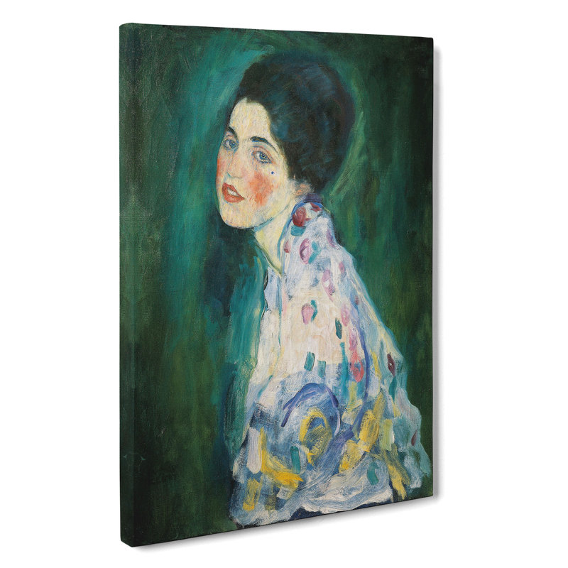 Portrait Of A Lady By Gustav Klimt - Wrapped Canvas, 35cm H x 35cm W x 3cm D