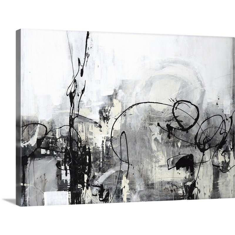 Tendance de l'industrie - Peinture, H 30 po x l 40 po x P 1,25 po, Toile tendue