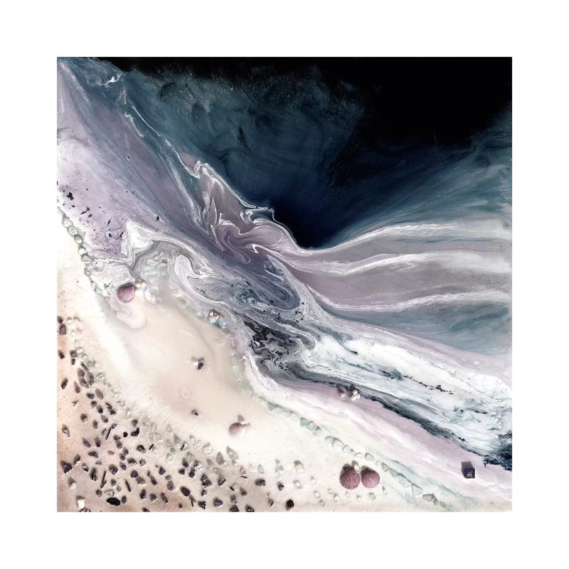 Velvet Sky Neutral by Antuanelle - Wrapped Canvas Print, 66.04 cm H x 66.04 cm W x 1.91 cm D