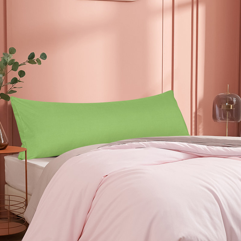Body Pillow Cover, 1800 Brushed Microfiber Body Pillowcase with Envelope Closure - 20x54 Inches - NTBAY, Sage Green , 1