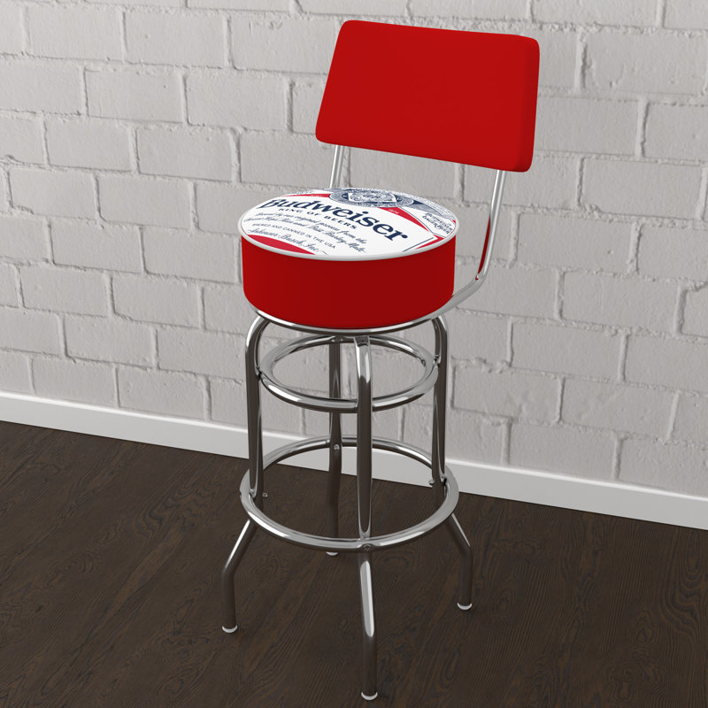 Tabouret de bar pivotant 31 po Budweiser