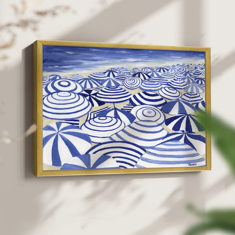 Bonbon bol prussien bleu - impression encadrée - réarmable, H 8 po x l 10 po