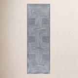 Momeni Simba Geometric Wool Copper Area Rug 2' X 3'