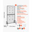 Présentoir mural 35,35 po x 70,79 po Grid