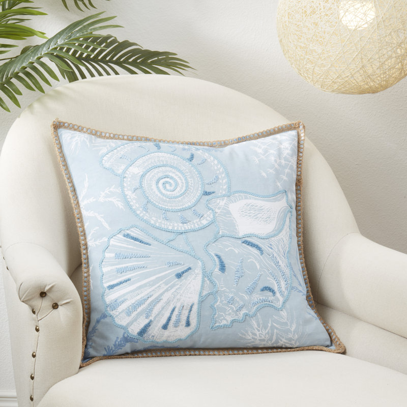 Ballast Collection Cotton Throw Pillow, Polyester