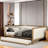 Surraya Upholstered Linen Daybed with Trundle Bed