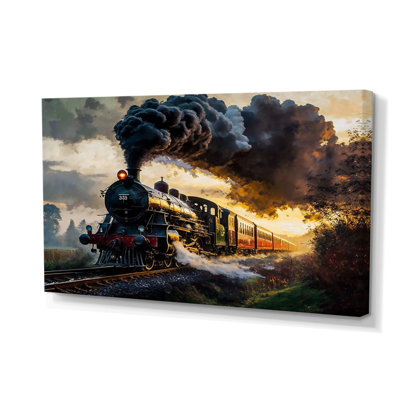 Train - Transportation Train Canvas Print