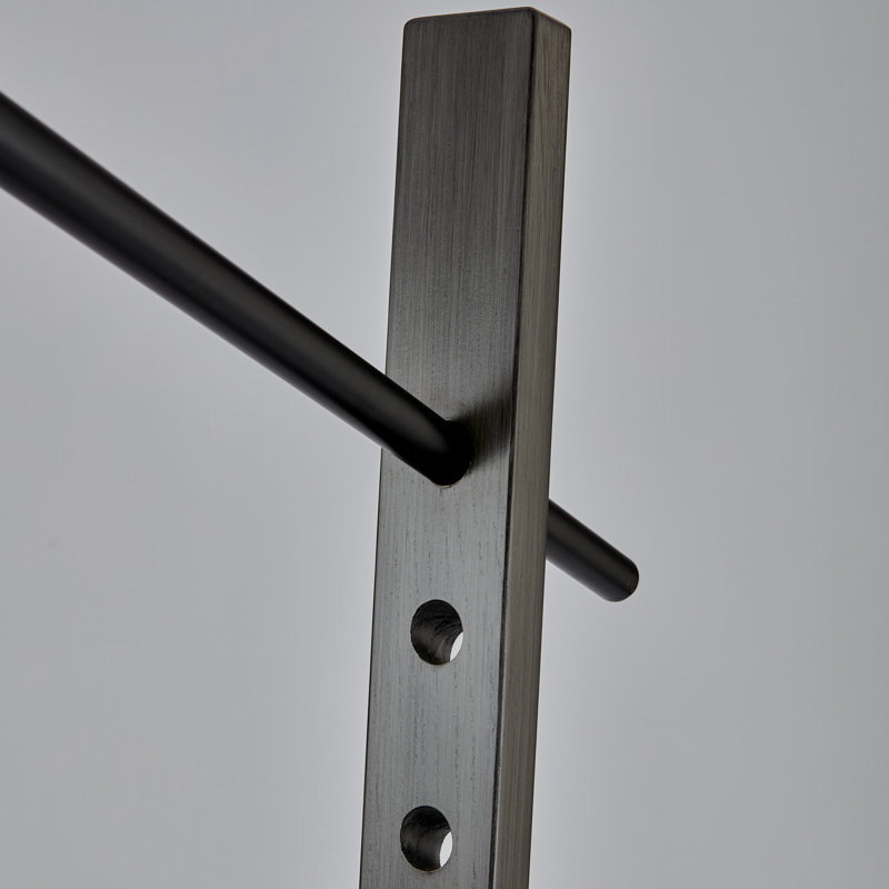 Stockton 83'' Black Task Floor Lamp