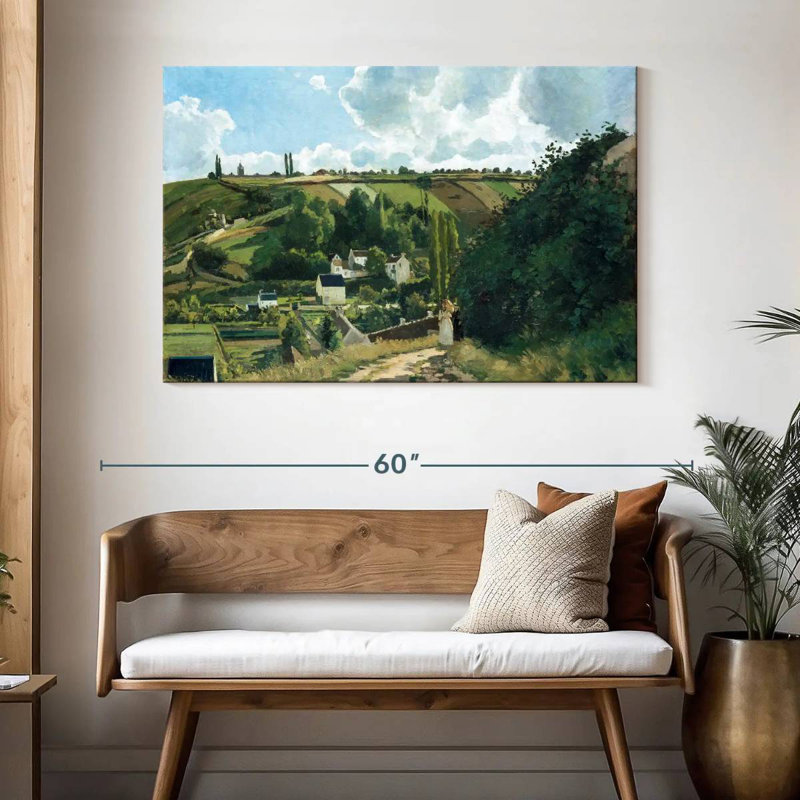 Alvord Jalais Hill Pontoise 1867, H 32 po x l 48 po