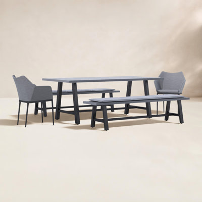 Jewel 79" Patio Dining Set