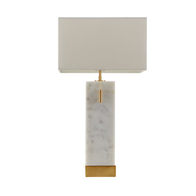 Grande lampe de table en marbre Bringham