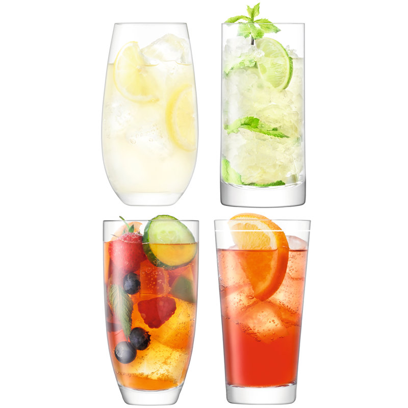 Lulu 17.2 oz. Handmade Drinking Glass Set