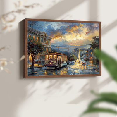 Paysage - Cxxxvi - Reproduction encadrée - Restickable