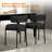 Sherpa Upholstered Metal Dining Chairs-1389094372-1355078508