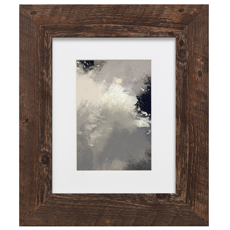 Cadre photo simple Kimzey, 16 po x 22 po emmêlé à 12 po x 18 po, Chêne brun