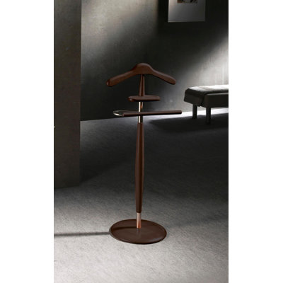 Solid Wood Freestanding Valet Stand