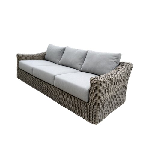Rosecliff Heights Sommerville 92.1'' Wicker Outdoor Patio Sofa ...