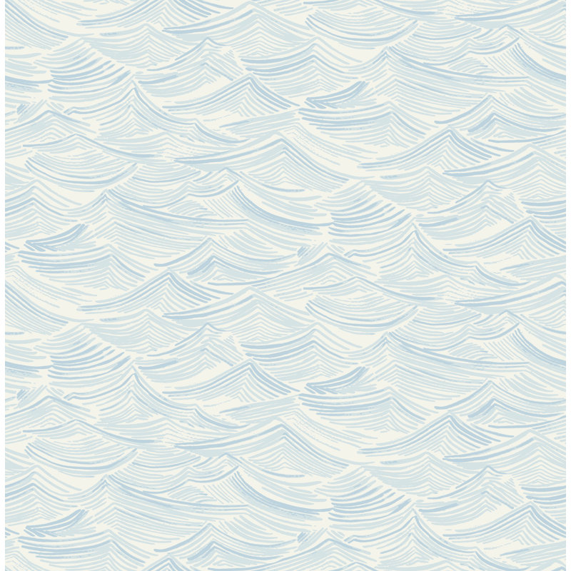 Honea Abstract Roll, Sky Blue